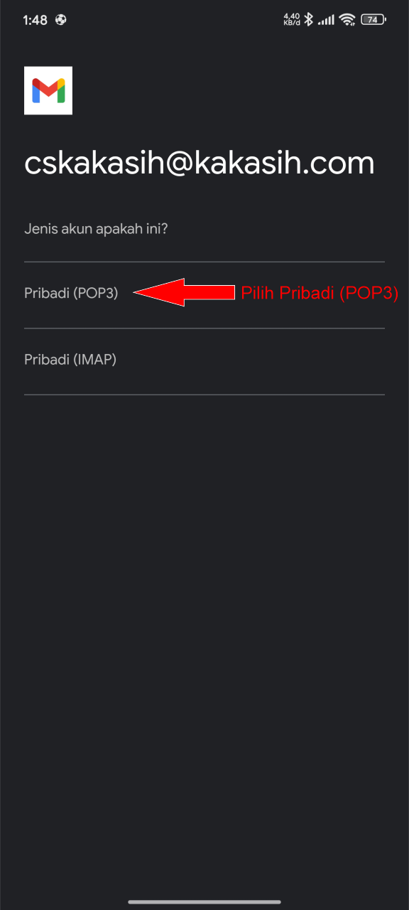 Pilih Pribadi (POP3)